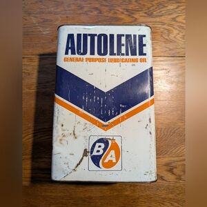 Vintage B-A Oil Can British American Oil Co. Mancave, Garage. Decor